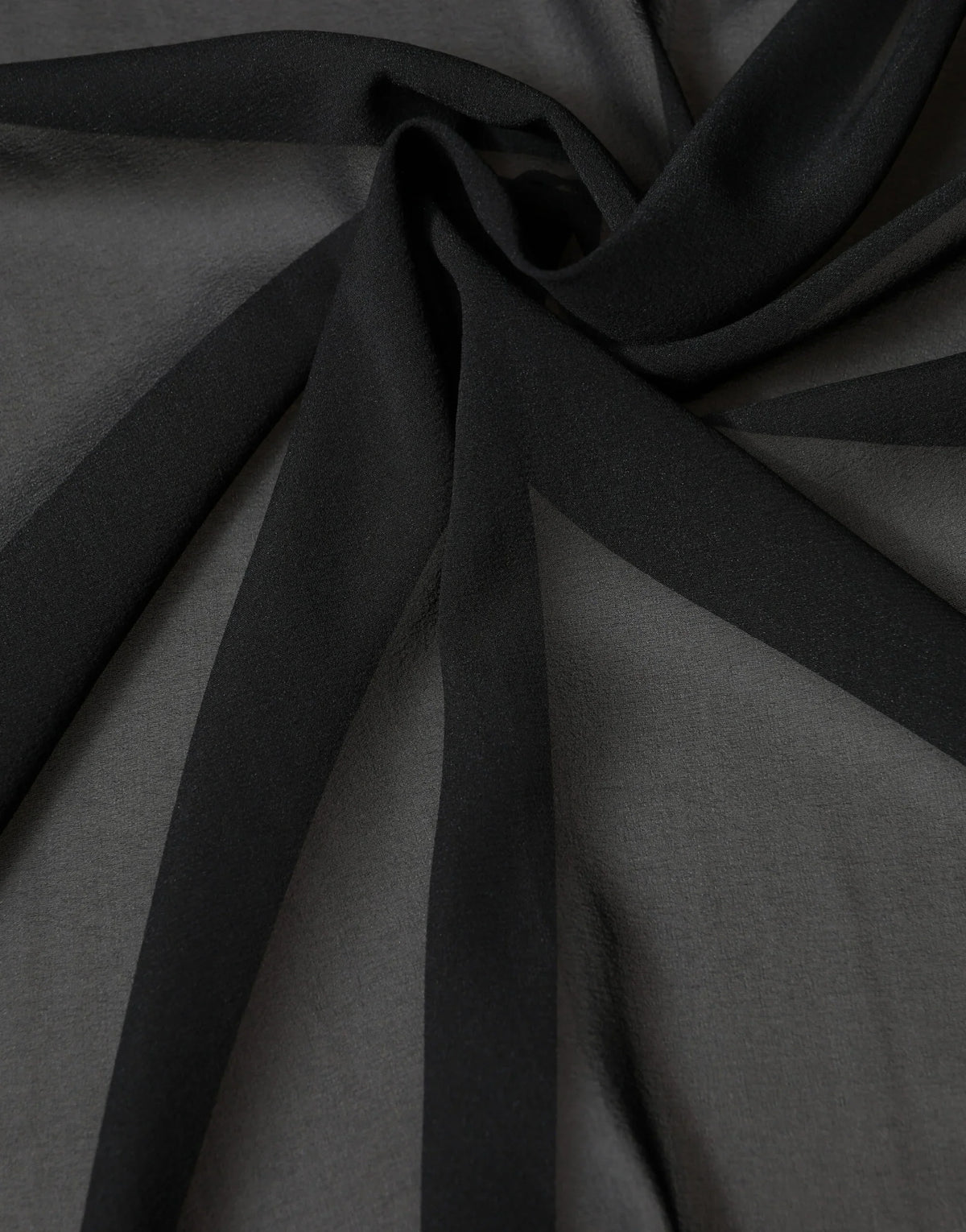 Black Silk Neck Wrap Shawl Stole 200cm x 64cm  Scarf
