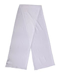 White Silk Neck Wrap Shawl Stole 200cm x 64cm  Scarf