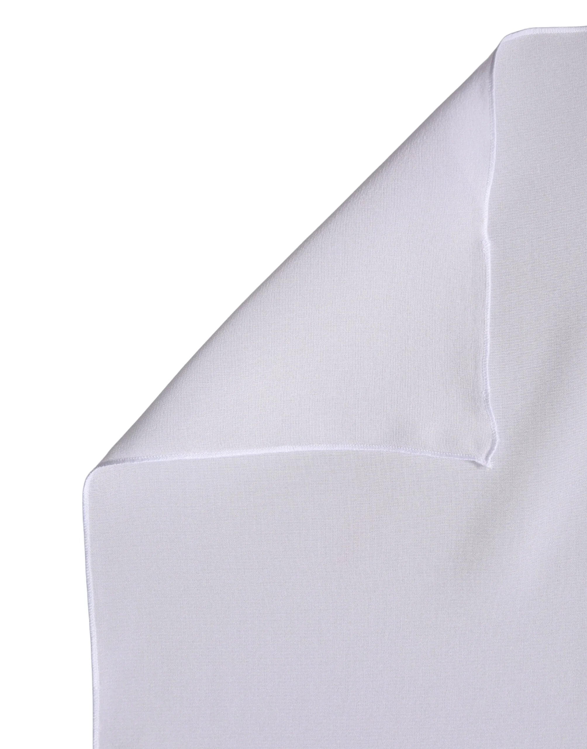 White Silk Neck Wrap Shawl Stole 200cm x 64cm  Scarf