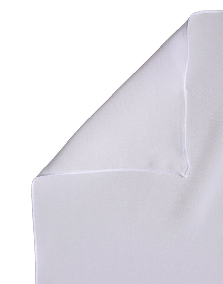 White Silk Neck Wrap Shawl Stole 200cm x 64cm  Scarf