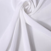 White Silk Neck Wrap Shawl Stole 200cm x 64cm  Scarf