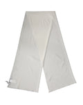 Off White Silk Neck Wrap Shawl Stole 200cm x 64cm Scarf