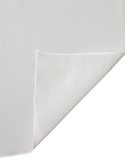 Off White Silk Neck Wrap Shawl Stole 200cm x 64cm Scarf