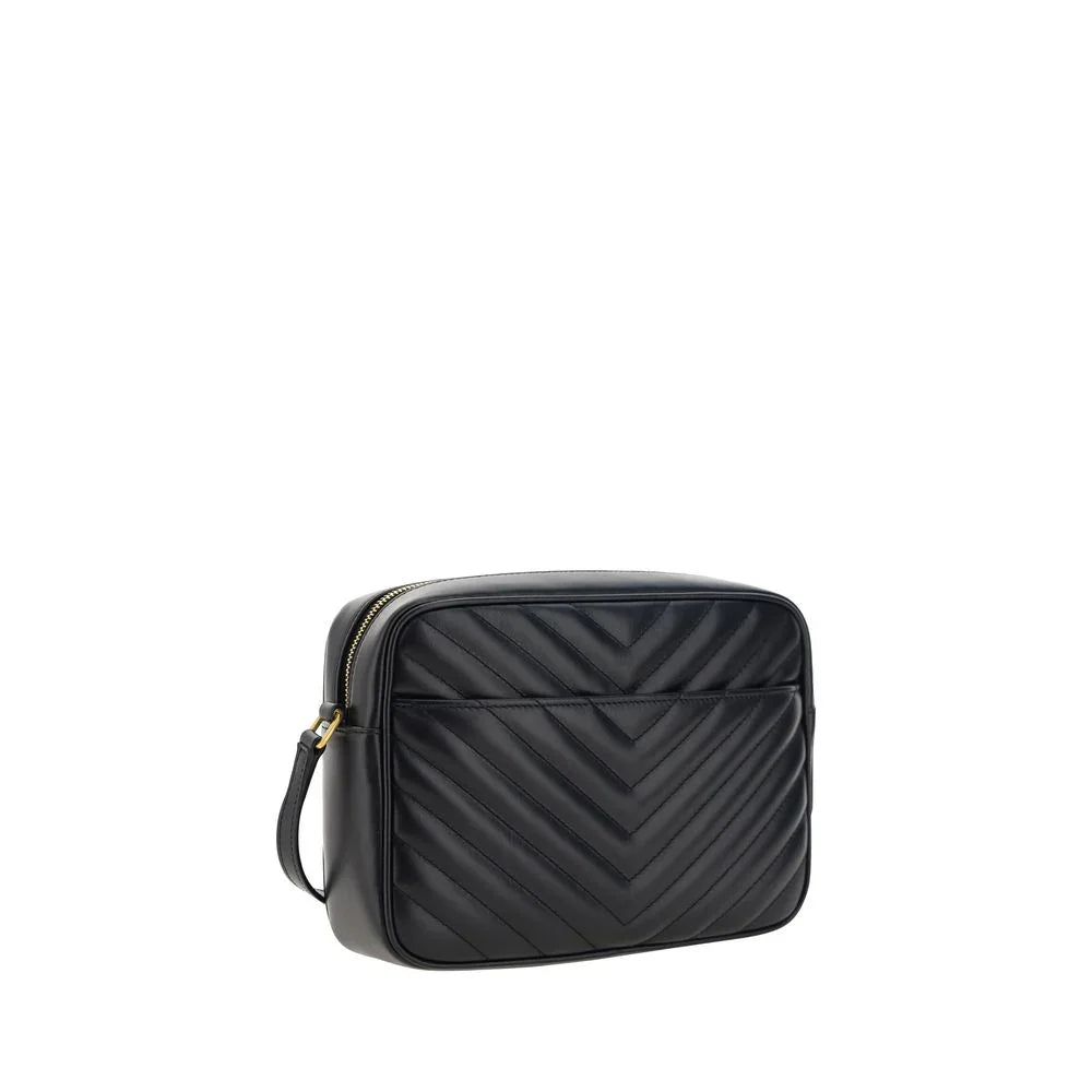 Black Calf Leather Bos Taurus Shoulder Bag