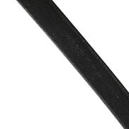 Men Black Classic Leather Metal Buckle Belt