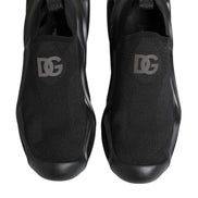 Black Slip On Wave Low Top Sneakers Shoes