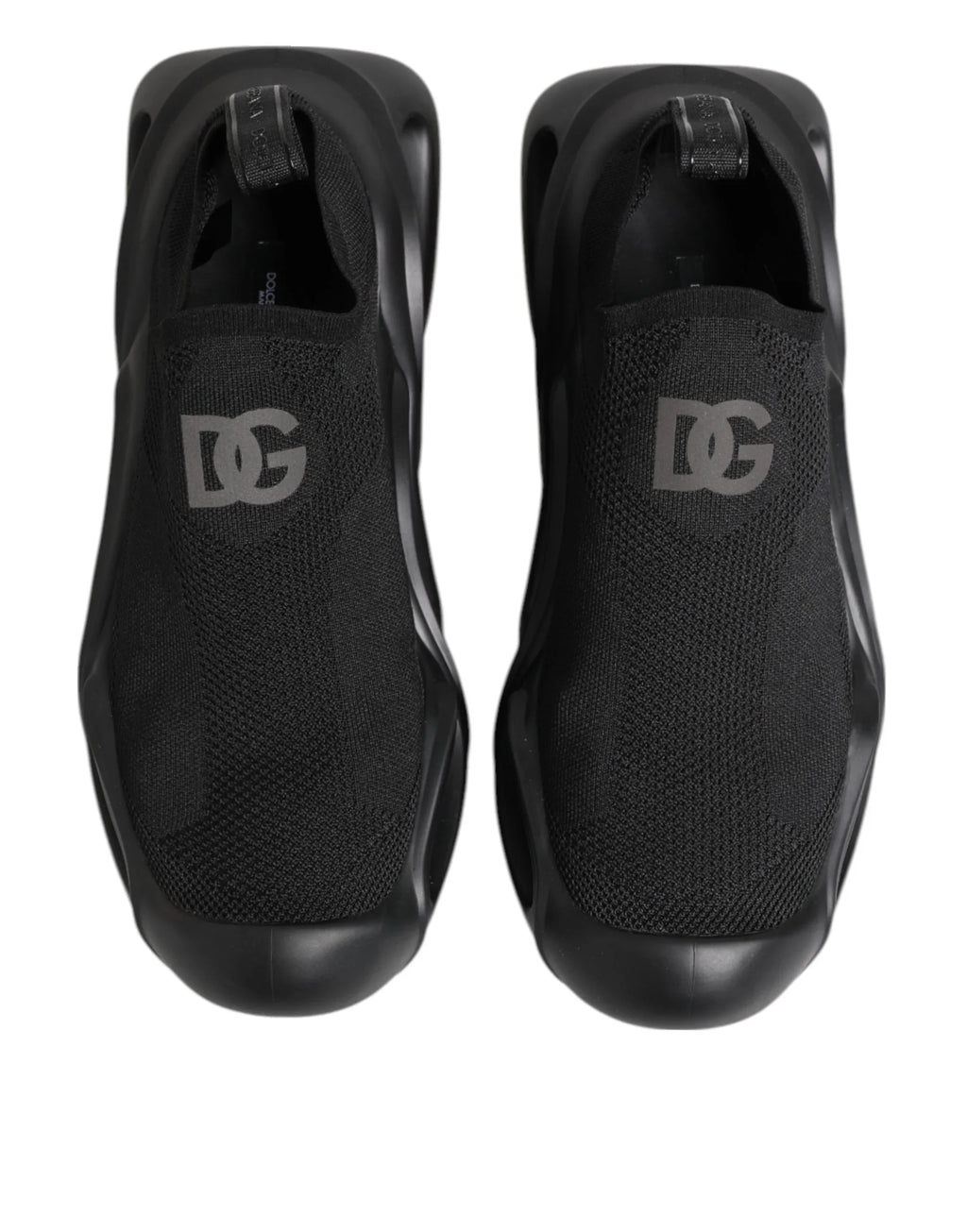 Black Slip On Wave Low Top Sneakers Shoes