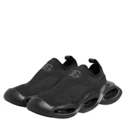 Black Slip On Wave Low Top Sneakers Shoes