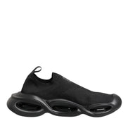 Black Slip On Wave Low Top Sneakers Shoes