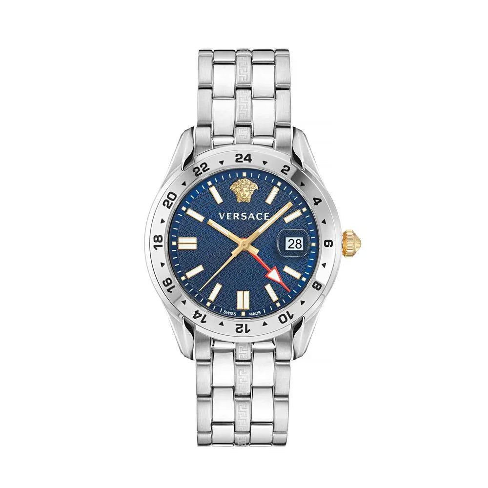 Gray Stainless Steel Dress Watch