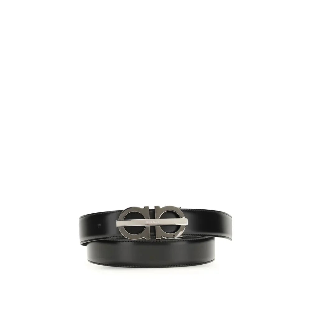 Black Calf Leather Bos Taurus Regular Belt