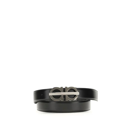 Black Calf Leather Bos Taurus Regular Belt
