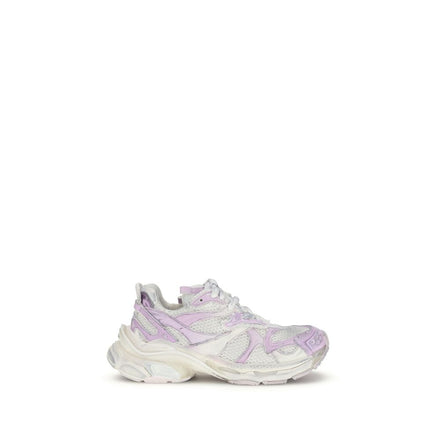 Multicolor Polyurethane Athletic Sneakers