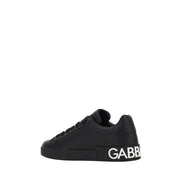 Black Calf Leather Bos Taurus Sneakers