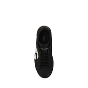 Black Calf Leather Bos Taurus Sneakers