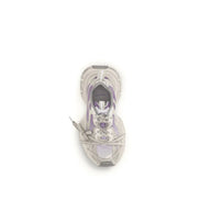 Multicolor Fabric Athletic Sneakers