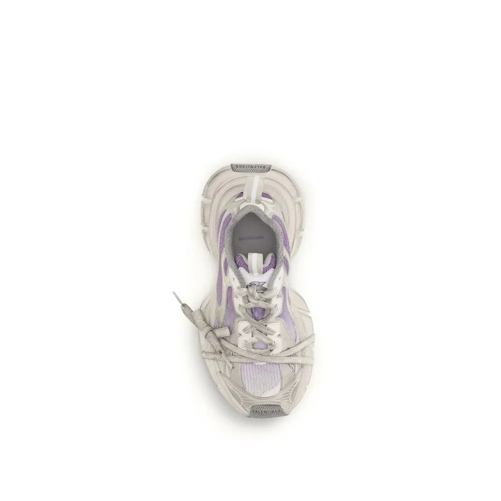 Multicolor Fabric Athletic Sneakers