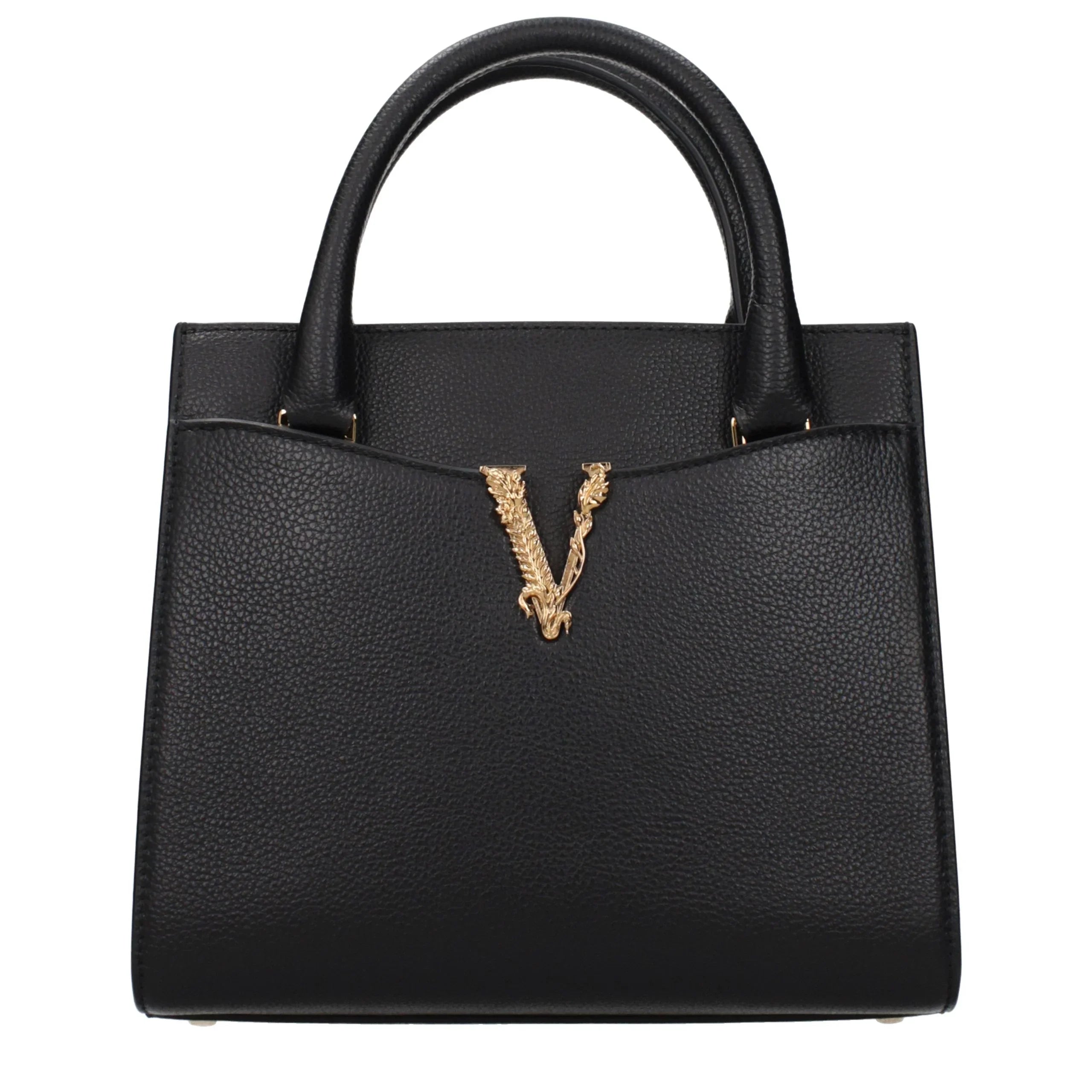 Black Leather Handbag