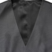 Dark Gray Single Breasted Men Waistcoat Vest by DOLCE&GABBANA