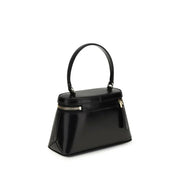 Black Calf Leather Bos Taurus Handbag