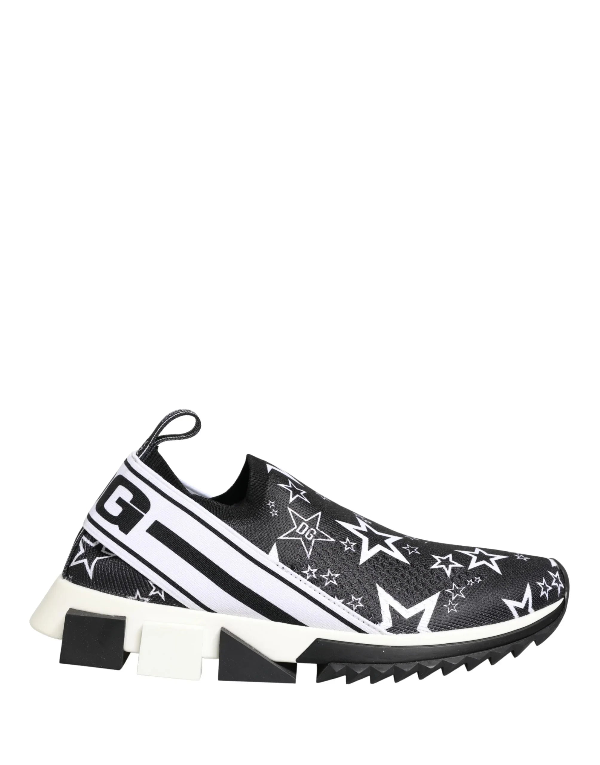Black Stars Logo SORRENTO Sneakers Shoes by DOLCE&GABBANA