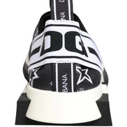 Black Stars Logo SORRENTO Sneakers Shoes by DOLCE&GABBANA