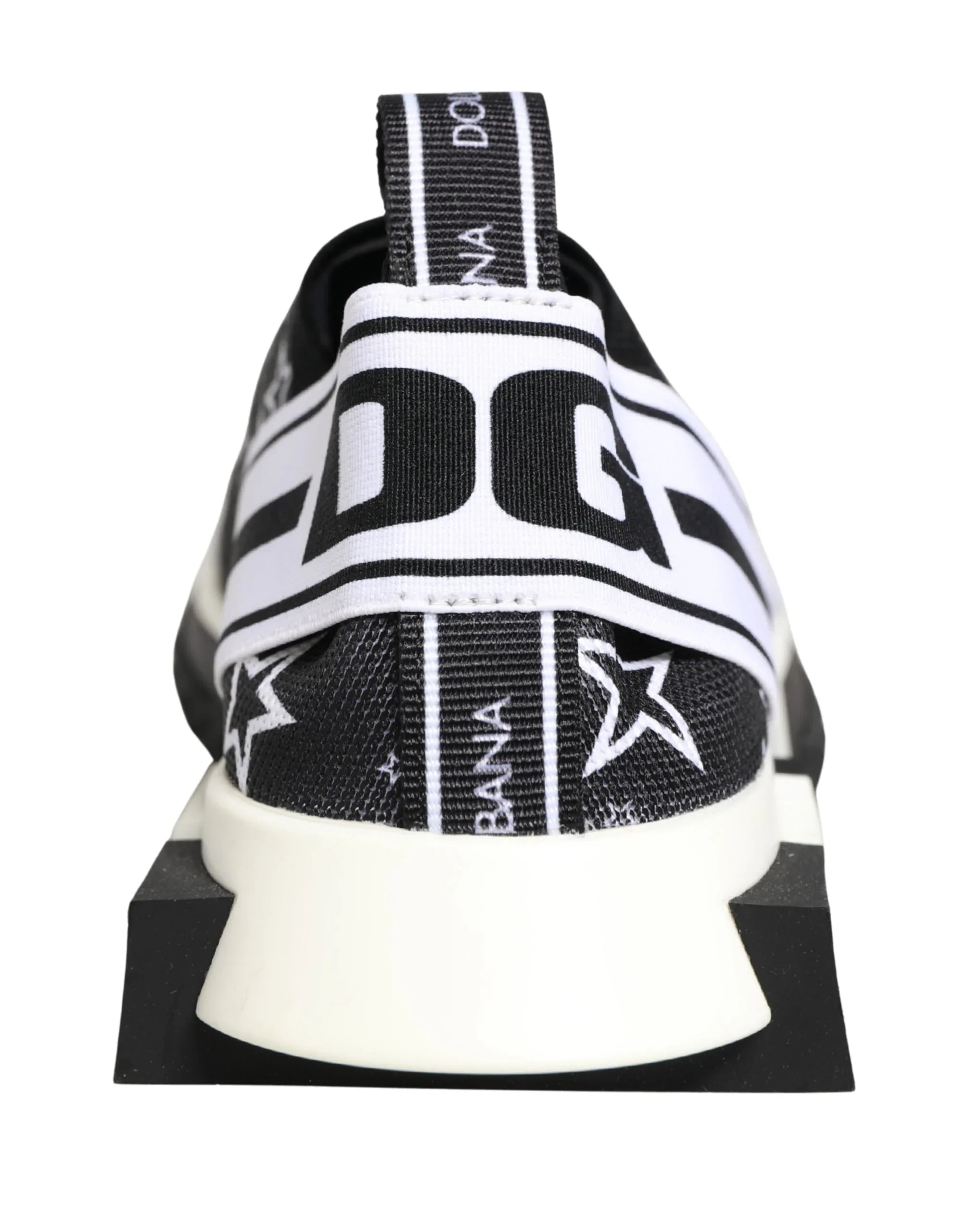 Black Stars Logo SORRENTO Sneakers Shoes by DOLCE&GABBANA