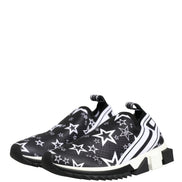 Black Stars Logo SORRENTO Sneakers Shoes by DOLCE&GABBANA