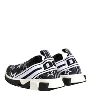 Black Stars Logo SORRENTO Sneakers Shoes by DOLCE&GABBANA
