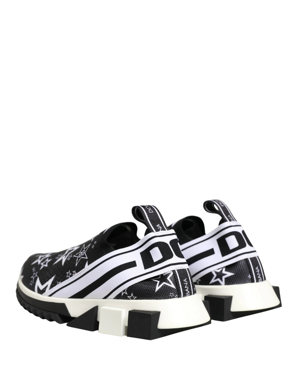 Black Stars Logo SORRENTO Sneakers Shoes by DOLCE&GABBANA