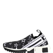 Black Stars Logo SORRENTO Sneakers Shoes by DOLCE&GABBANA