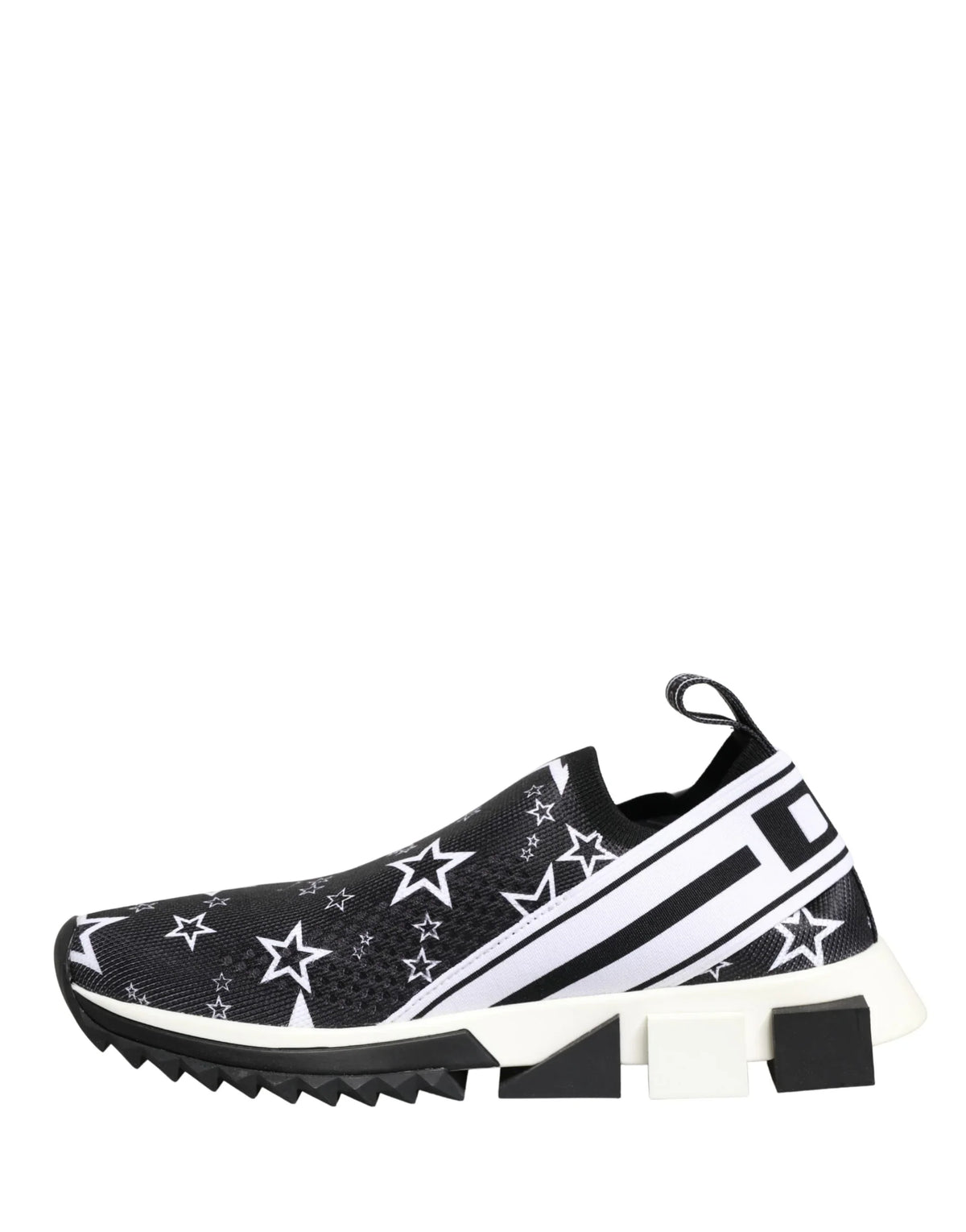 Black Stars Logo SORRENTO Sneakers Shoes by DOLCE&GABBANA
