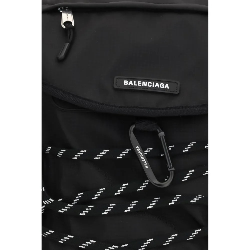 Black Nylon Backpack