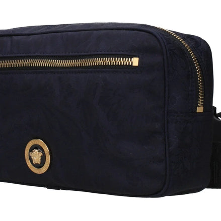 Blue Fabric Backpack