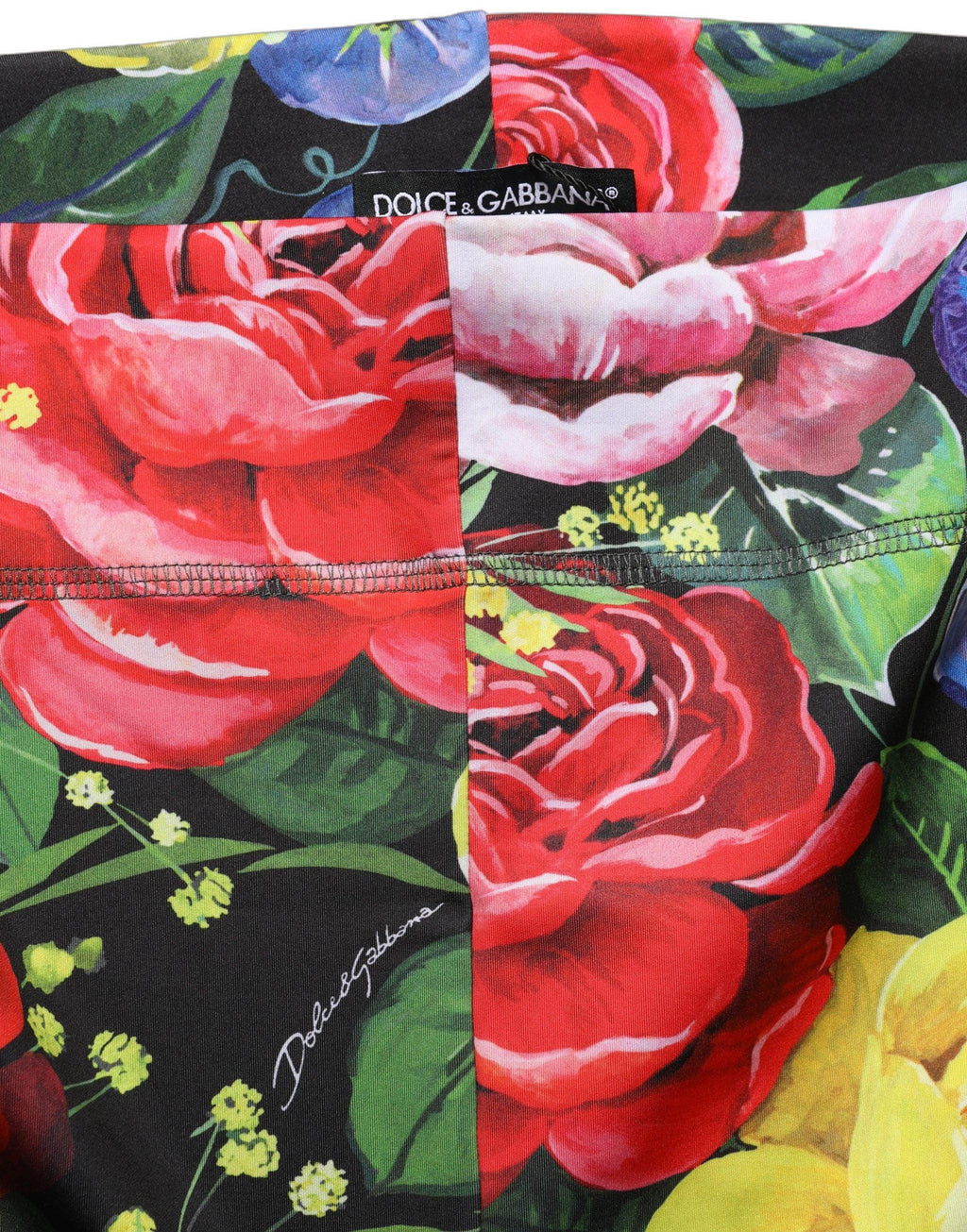 Floral Stretch Leggings by DOLCE & GABBANA