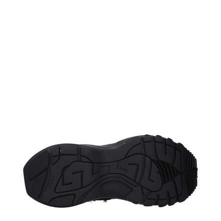 Black Fabric Sneakers