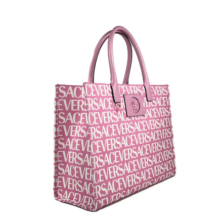 Versace Medusa Large Canvas Large Tote Bag Baby Pink