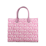 Versace Medusa Large Canvas Large Tote Bag Baby Pink