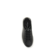 Black Calf Leather Bos Taurus Low Top Sneakers