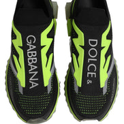 Black Green Sorrento Low Top Sneakers Shoes