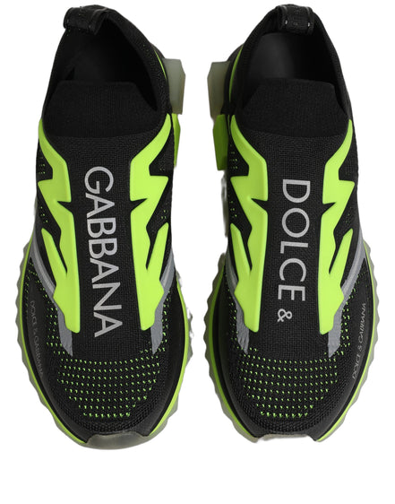 Black Green Sorrento Low Top Sneakers Shoes