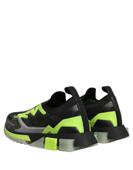 Black Green Sorrento Low Top Sneakers Shoes