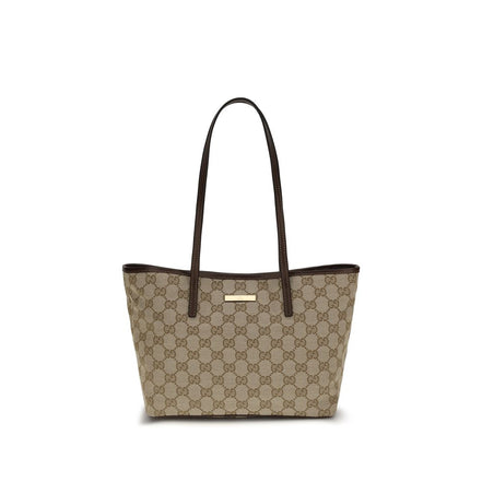 Beige Polyester Handbag