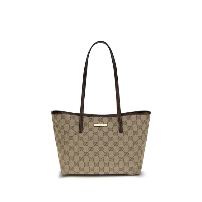 Beige Polyester Handbag