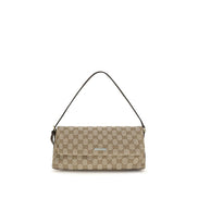 Brown Polyester Handbag
