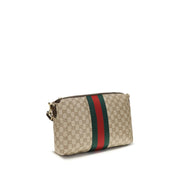 Beige Cotton Shoulder Bag