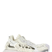 White Calfskin Athletic Sneakers