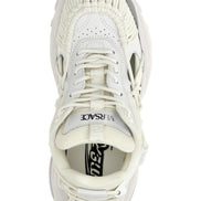 White Calfskin Athletic Sneakers
