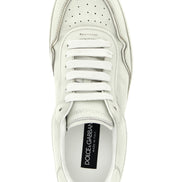 White Lamb Leather Low Top Sneakers