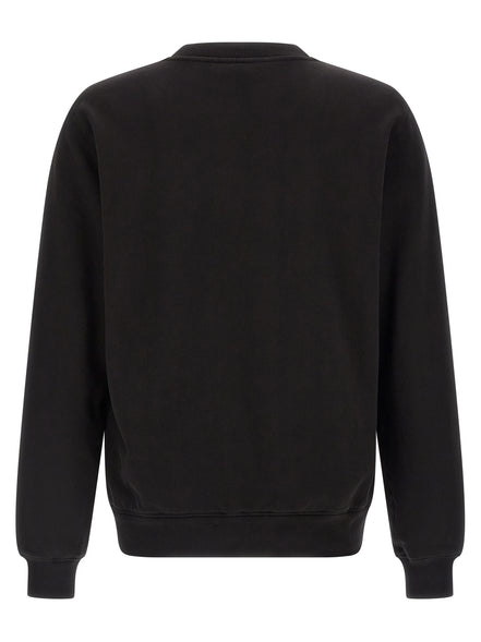Black Cotton Sweatshirt